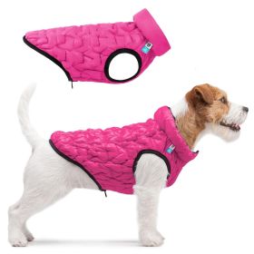 Dog Winter Coat XL Size Chest Size 33.4 In Lightweight Reversible Warm Dog Jacket   Water Resistant Windproof Jacket   Dog Coats for Medium Dogs