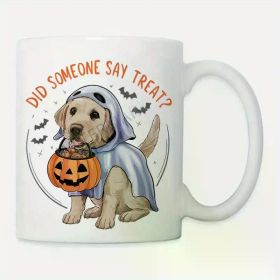 Ghost Labrador Puppy Treats Halloween Labrador Dog 713310 coffee mug 11oz AM