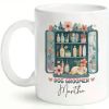Dog Groomer Coffee Mug Custom Name Dog Grooming Cup Grooming Tool Mug With Floral